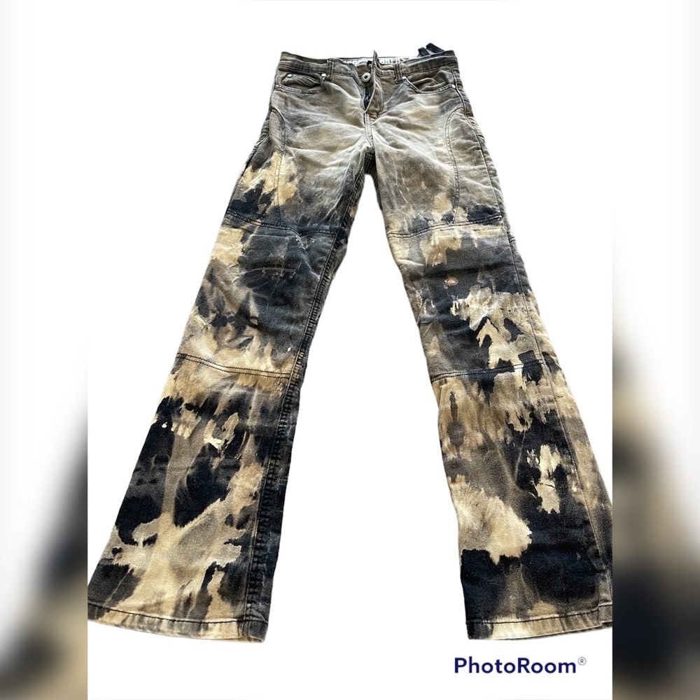 Motorcycle jeans tie dye size 10